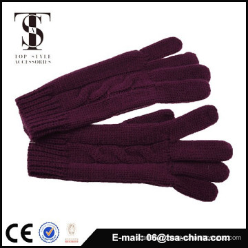 100% акриловые зимние длинные теплые трикотажные перчатки / Knit Glove / Knitting Glove